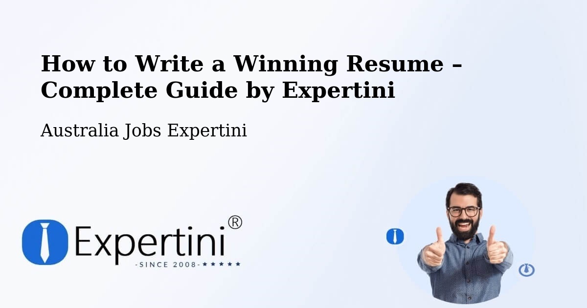 Resume Writing Guide for Job Seekers – Holbrook - Holbrook, Australia Jobs Expertini